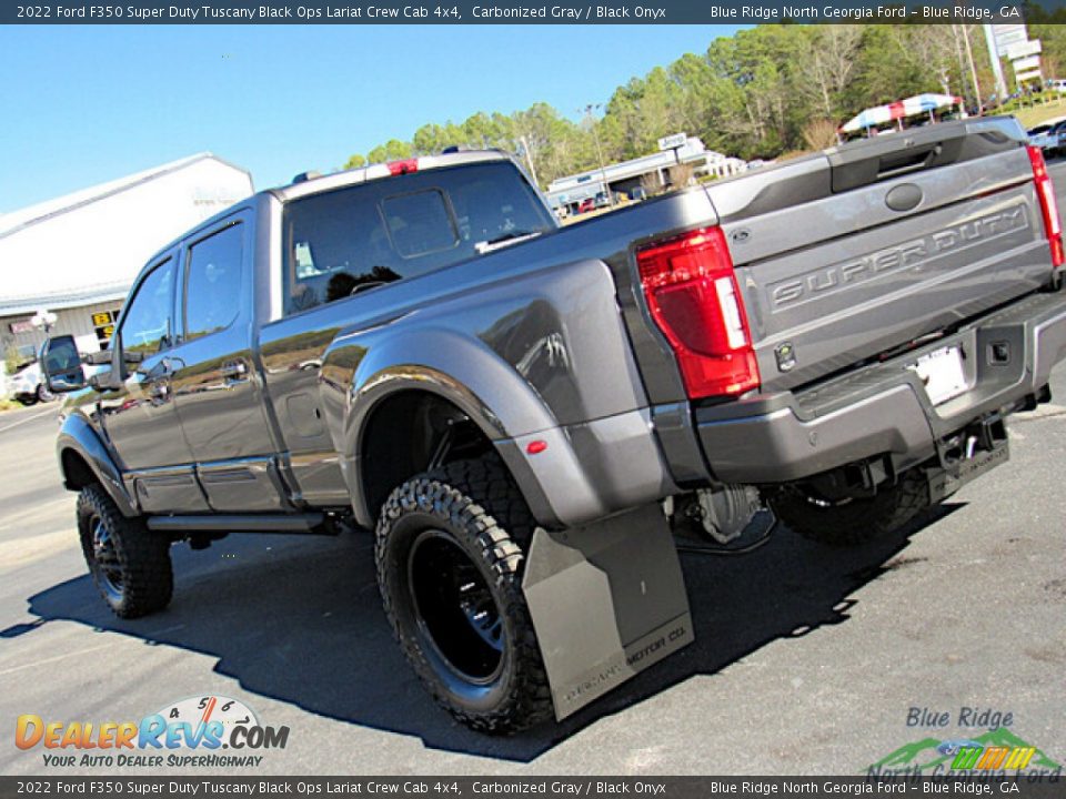 2022 Ford F350 Super Duty Tuscany Black Ops Lariat Crew Cab 4x4 Carbonized Gray / Black Onyx Photo #30