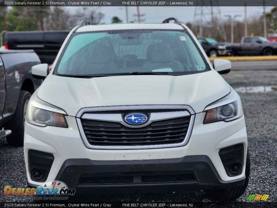 2020 Subaru Forester 2.5i Premium Crystal White Pearl / Gray Photo #2