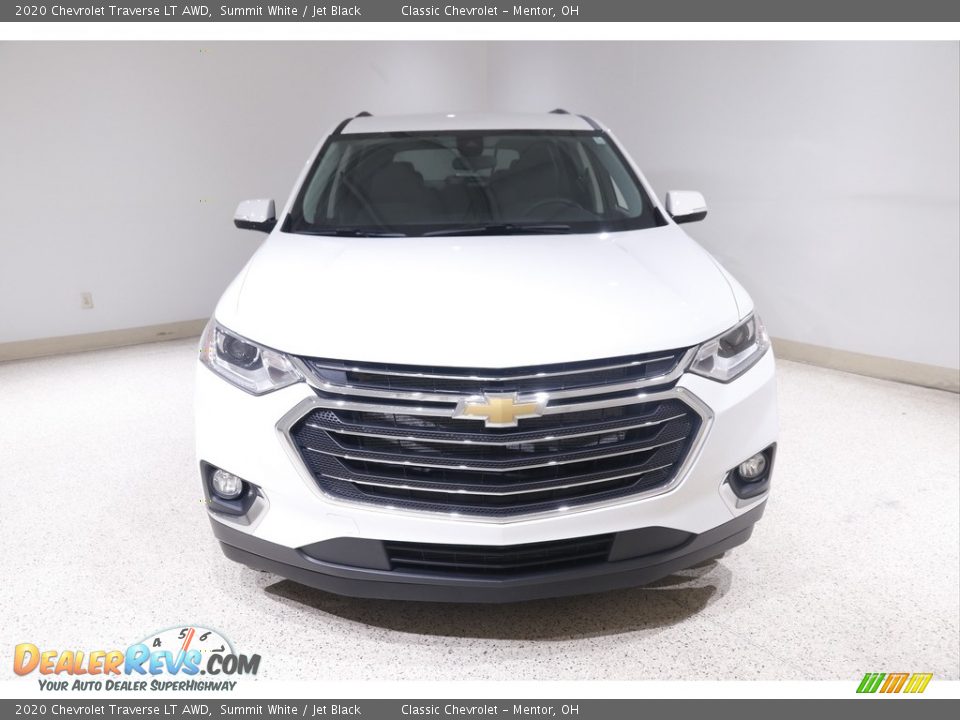 2020 Chevrolet Traverse LT AWD Summit White / Jet Black Photo #2