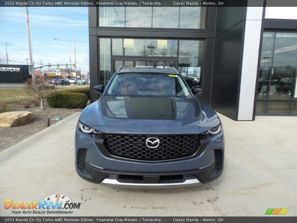 2023 Mazda CX-50 Turbo AWD Meridian Edition Polymetal Gray Metallic / Terracotta Photo #2