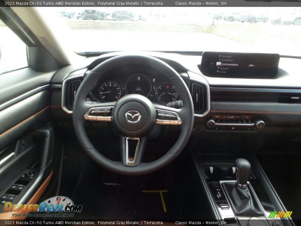 2023 Mazda CX-50 Turbo AWD Meridian Edition Polymetal Gray Metallic / Terracotta Photo #4