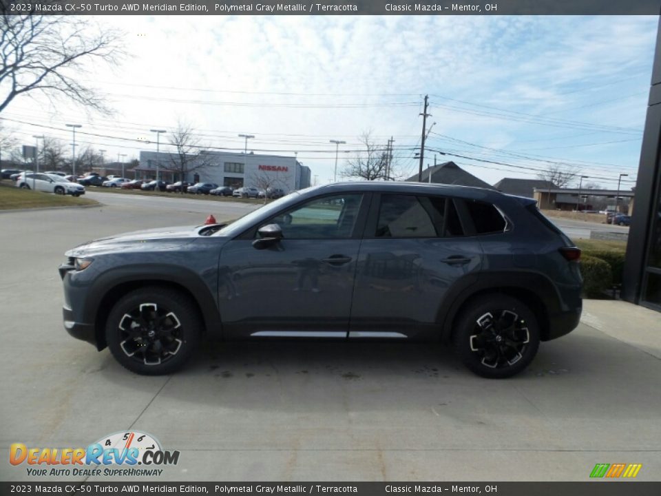 2023 Mazda CX-50 Turbo AWD Meridian Edition Polymetal Gray Metallic / Terracotta Photo #6
