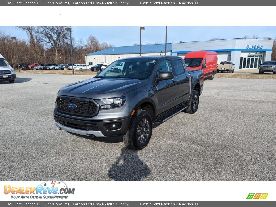 2022 Ford Ranger XLT SuperCrew 4x4 Carbonized Gray Metallic / Ebony Photo #1