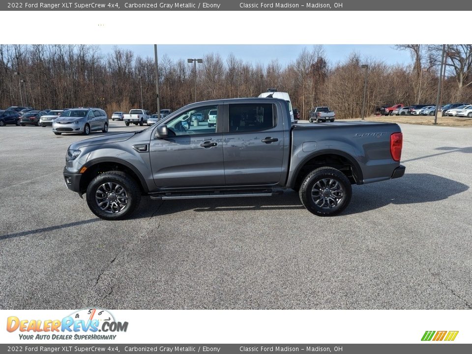 2022 Ford Ranger XLT SuperCrew 4x4 Carbonized Gray Metallic / Ebony Photo #2