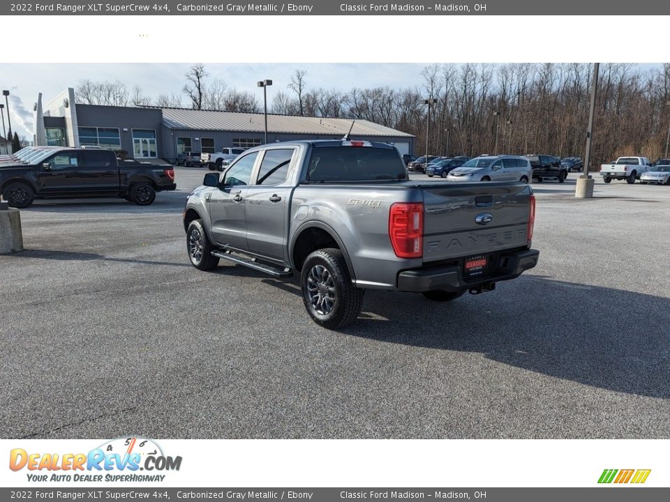 2022 Ford Ranger XLT SuperCrew 4x4 Carbonized Gray Metallic / Ebony Photo #3
