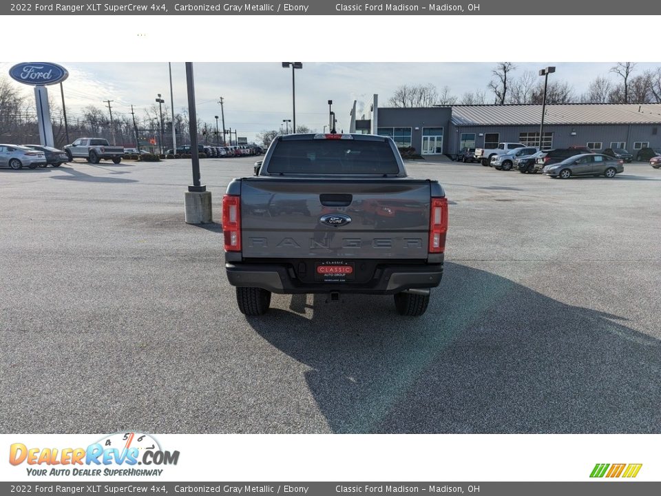 2022 Ford Ranger XLT SuperCrew 4x4 Carbonized Gray Metallic / Ebony Photo #4