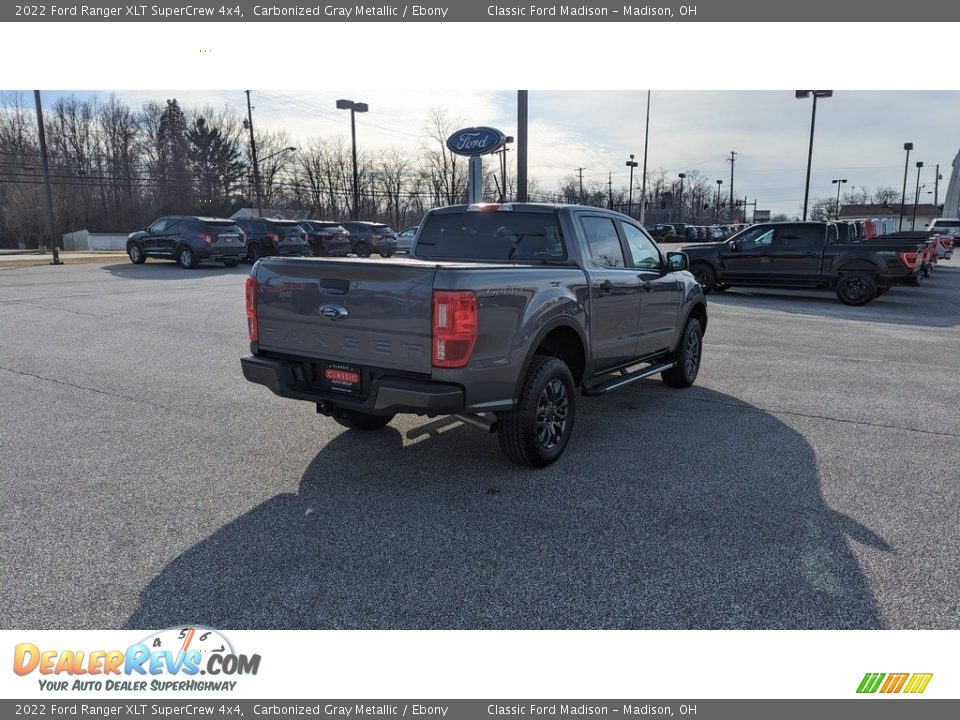 2022 Ford Ranger XLT SuperCrew 4x4 Carbonized Gray Metallic / Ebony Photo #5