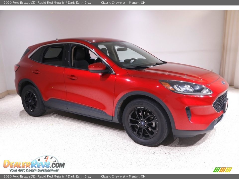 2020 Ford Escape SE Rapid Red Metallic / Dark Earth Gray Photo #1