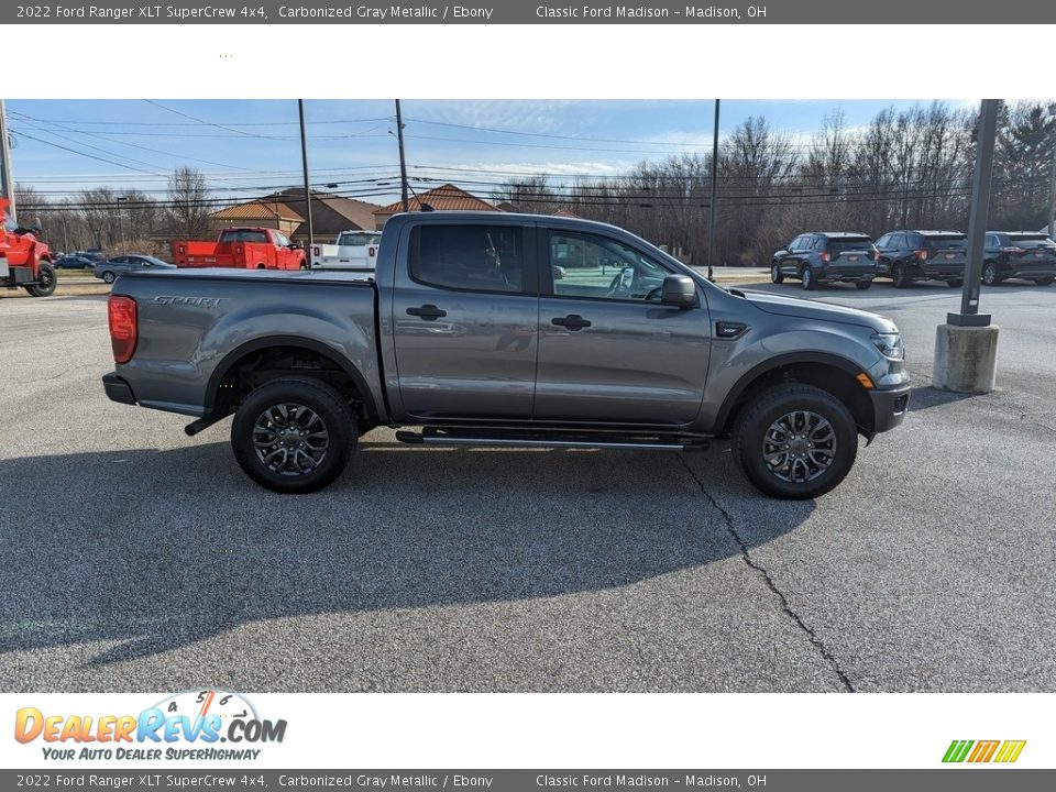 2022 Ford Ranger XLT SuperCrew 4x4 Carbonized Gray Metallic / Ebony Photo #6