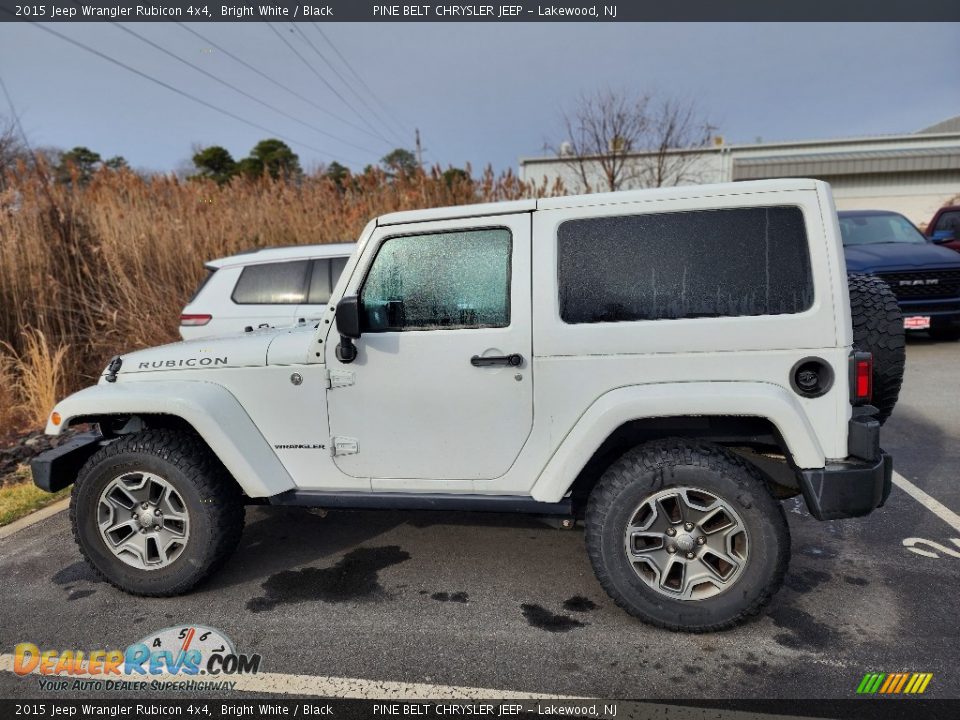 2015 Jeep Wrangler Rubicon 4x4 Bright White / Black Photo #8