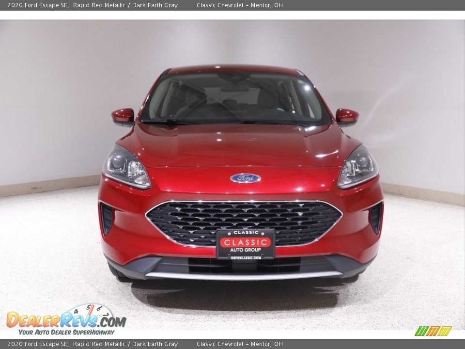2020 Ford Escape SE Rapid Red Metallic / Dark Earth Gray Photo #2