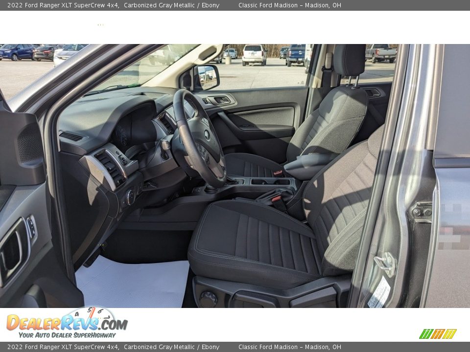 2022 Ford Ranger XLT SuperCrew 4x4 Carbonized Gray Metallic / Ebony Photo #10