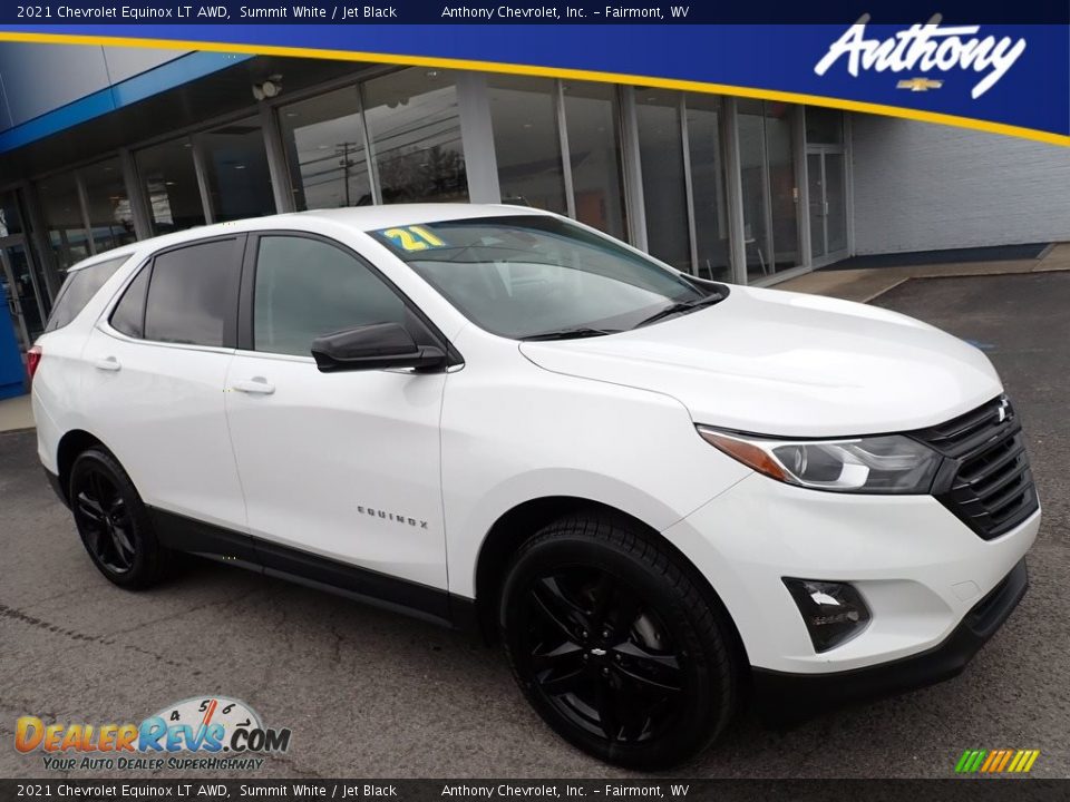 2021 Chevrolet Equinox LT AWD Summit White / Jet Black Photo #1