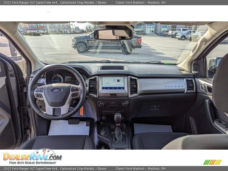 2022 Ford Ranger XLT SuperCrew 4x4 Carbonized Gray Metallic / Ebony Photo #14