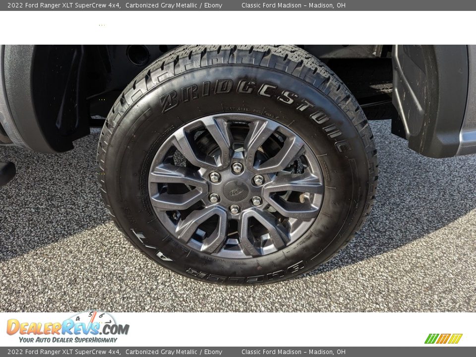 2022 Ford Ranger XLT SuperCrew 4x4 Carbonized Gray Metallic / Ebony Photo #20