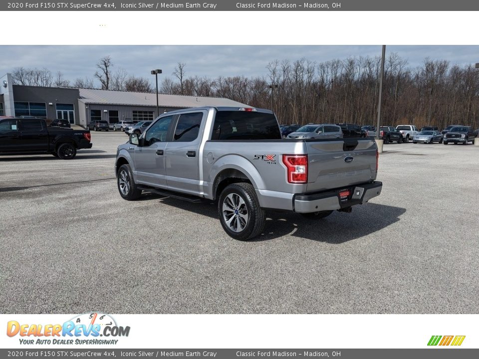 2020 Ford F150 STX SuperCrew 4x4 Iconic Silver / Medium Earth Gray Photo #3