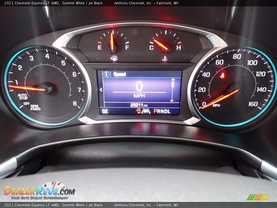 2021 Chevrolet Equinox LT AWD Summit White / Jet Black Photo #20