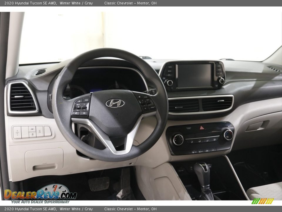 2020 Hyundai Tucson SE AWD Winter White / Gray Photo #6