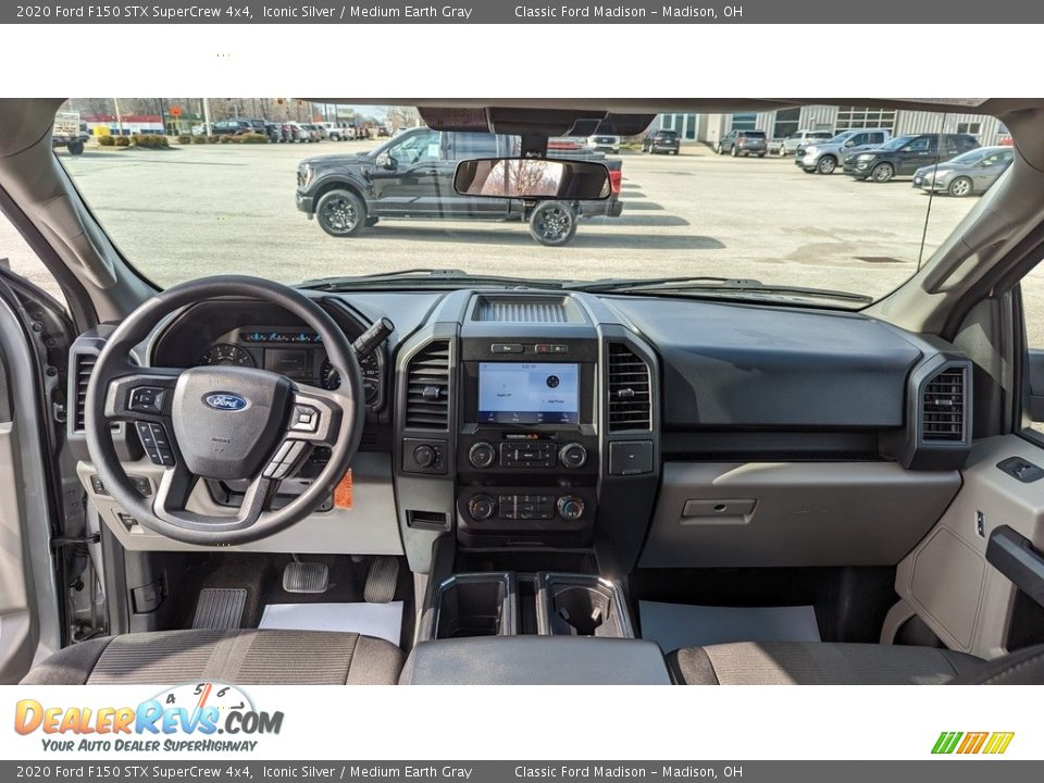 2020 Ford F150 STX SuperCrew 4x4 Iconic Silver / Medium Earth Gray Photo #12