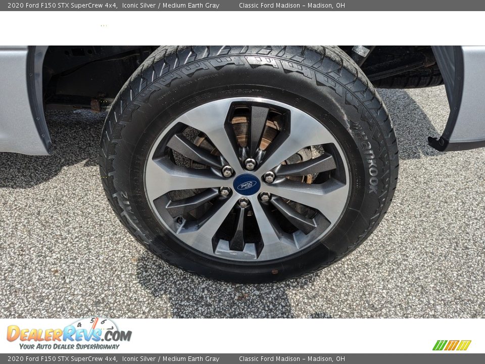 2020 Ford F150 STX SuperCrew 4x4 Iconic Silver / Medium Earth Gray Photo #17