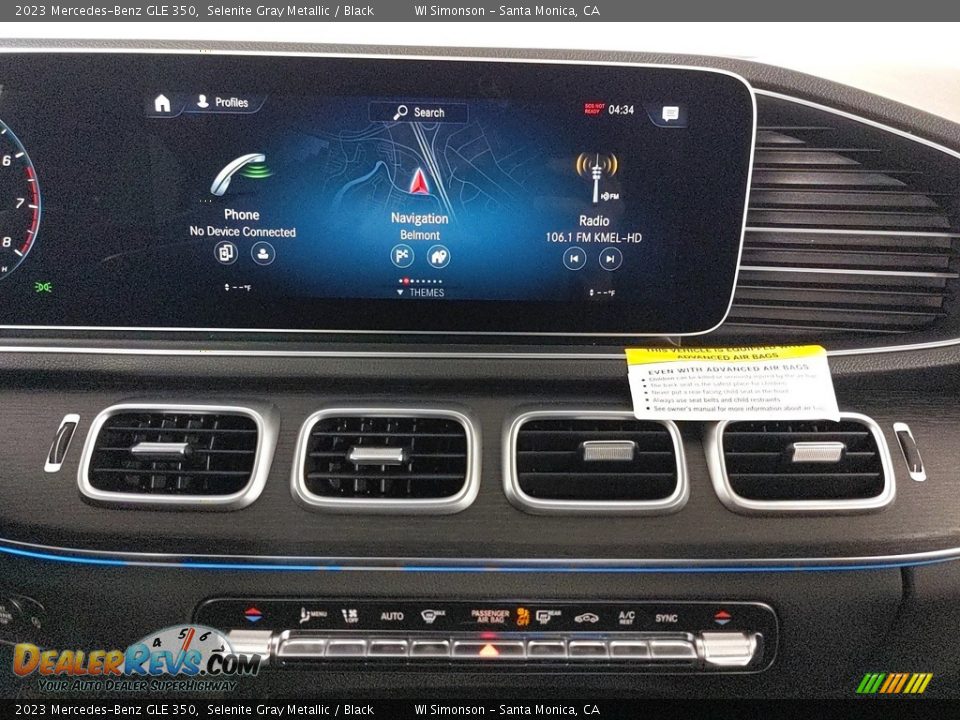 Controls of 2023 Mercedes-Benz GLE 350 Photo #16