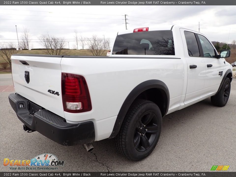 2022 Ram 1500 Classic Quad Cab 4x4 Bright White / Black Photo #5