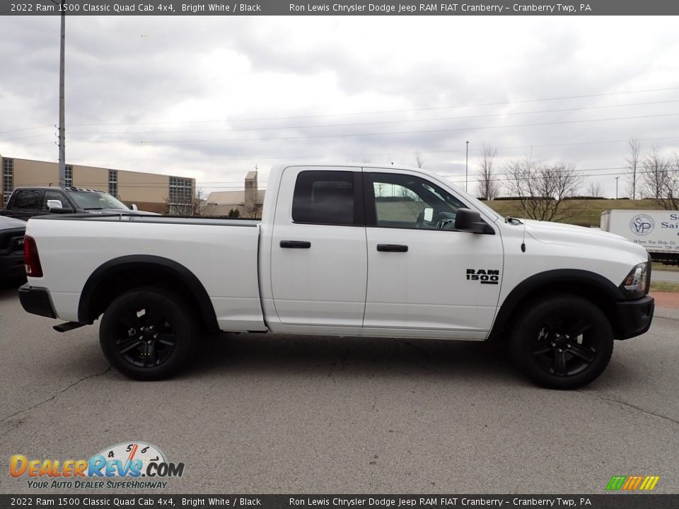 2022 Ram 1500 Classic Quad Cab 4x4 Bright White / Black Photo #6