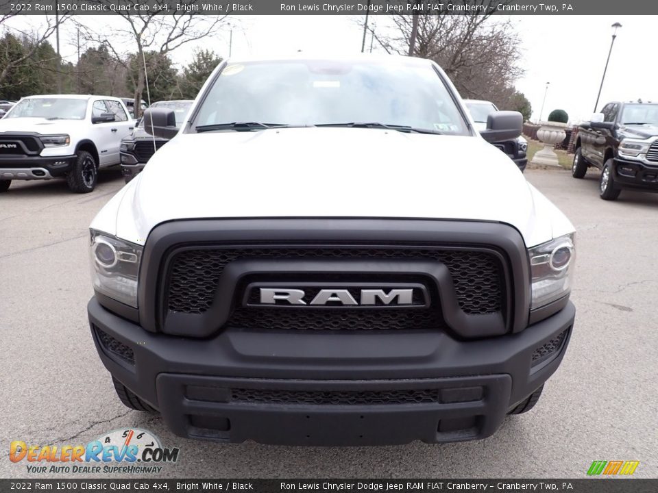 2022 Ram 1500 Classic Quad Cab 4x4 Bright White / Black Photo #8