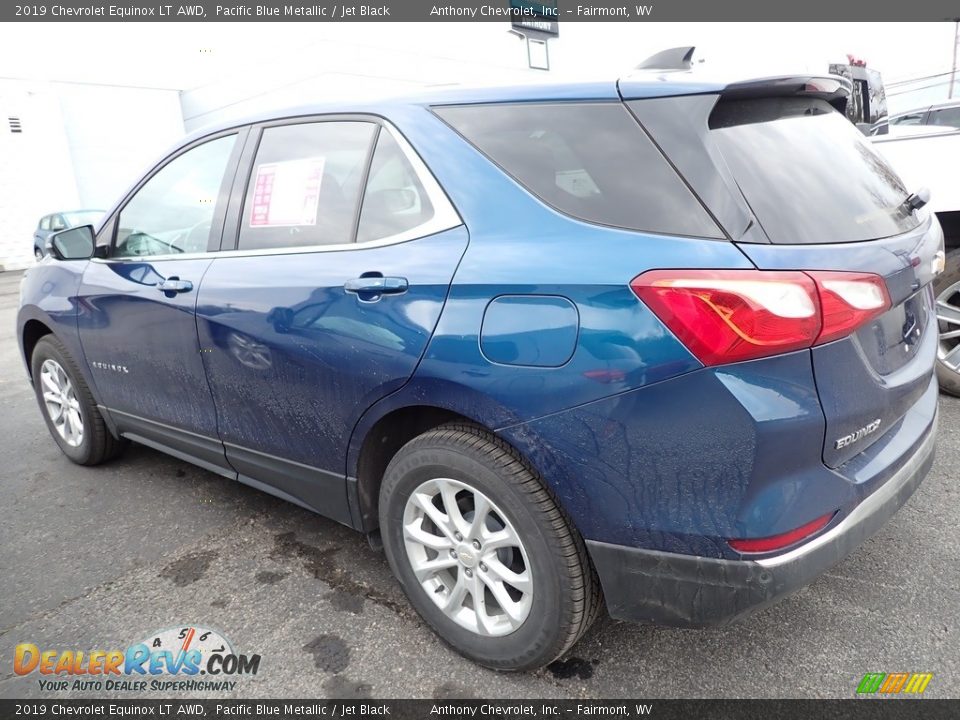 2019 Chevrolet Equinox LT AWD Pacific Blue Metallic / Jet Black Photo #3