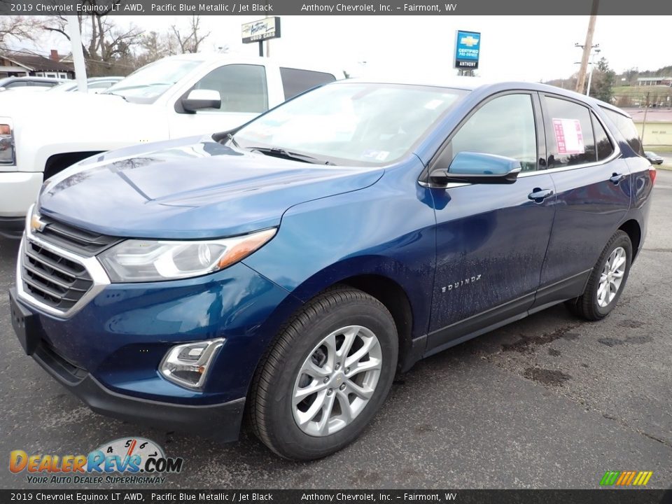 2019 Chevrolet Equinox LT AWD Pacific Blue Metallic / Jet Black Photo #4