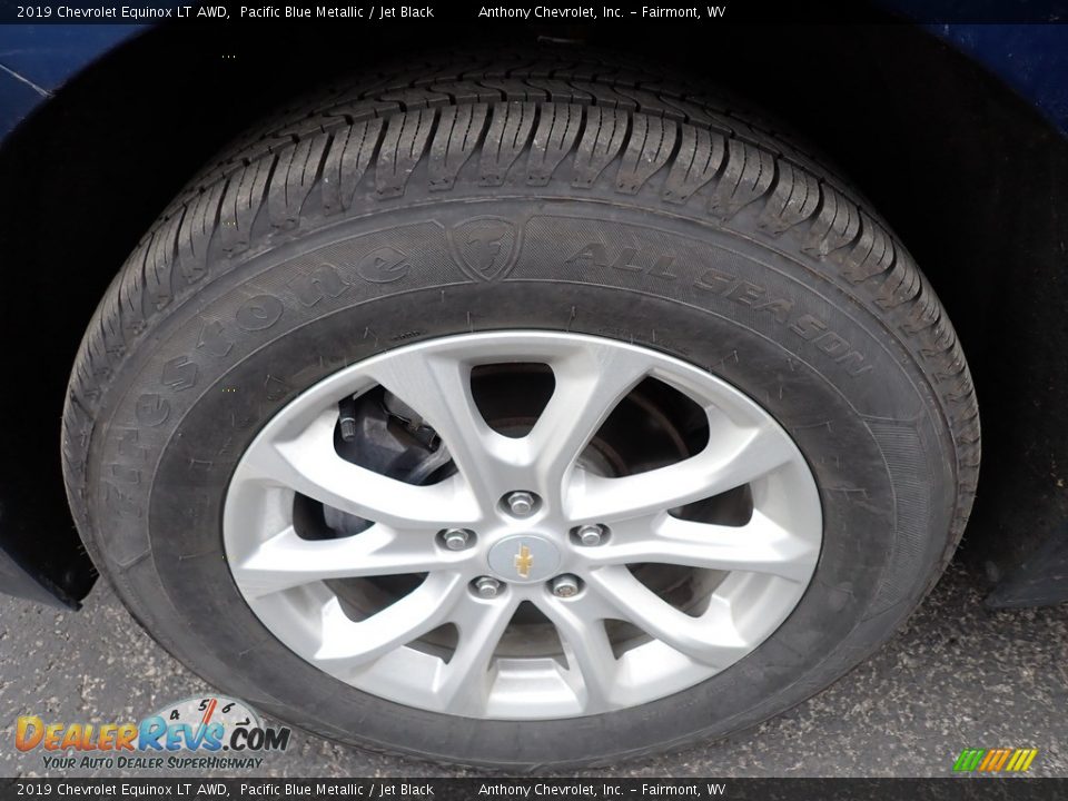2019 Chevrolet Equinox LT AWD Pacific Blue Metallic / Jet Black Photo #5