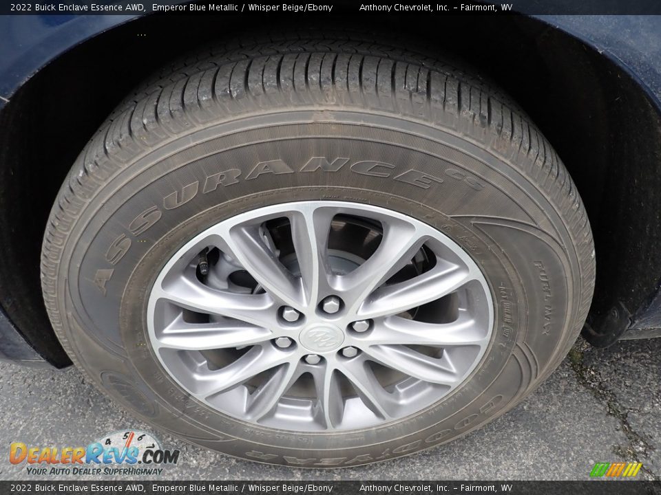 2022 Buick Enclave Essence AWD Emperor Blue Metallic / Whisper Beige/Ebony Photo #5