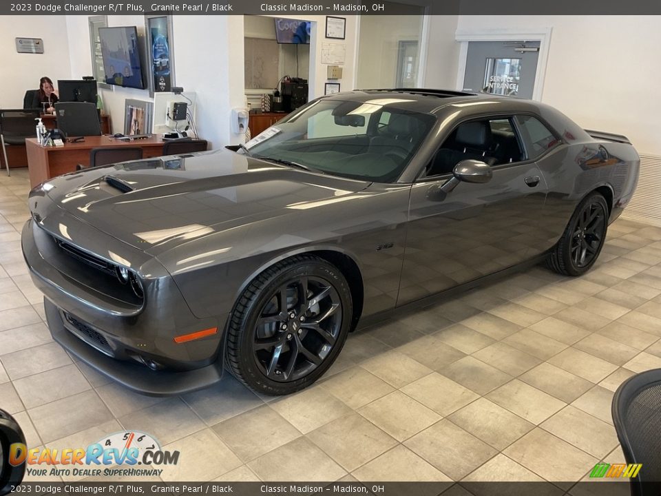 Front 3/4 View of 2023 Dodge Challenger R/T Plus Photo #7