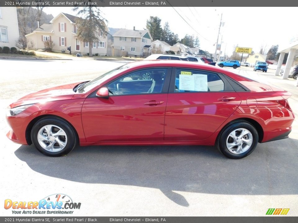 2021 Hyundai Elantra SE Scarlet Red Pearl / Black Photo #6