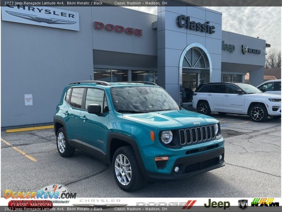 2022 Jeep Renegade Latitude 4x4 Bikini Metallic / Black Photo #1