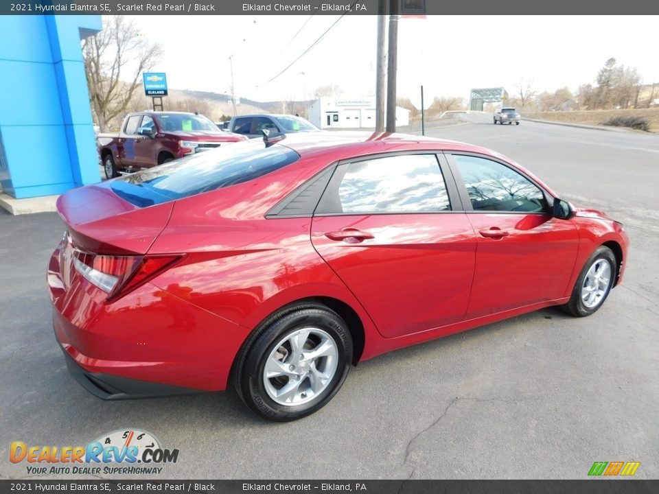 2021 Hyundai Elantra SE Scarlet Red Pearl / Black Photo #13