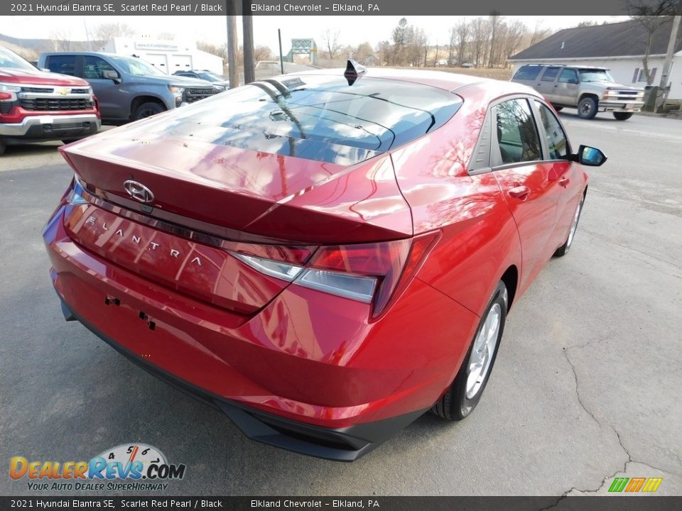 2021 Hyundai Elantra SE Scarlet Red Pearl / Black Photo #14