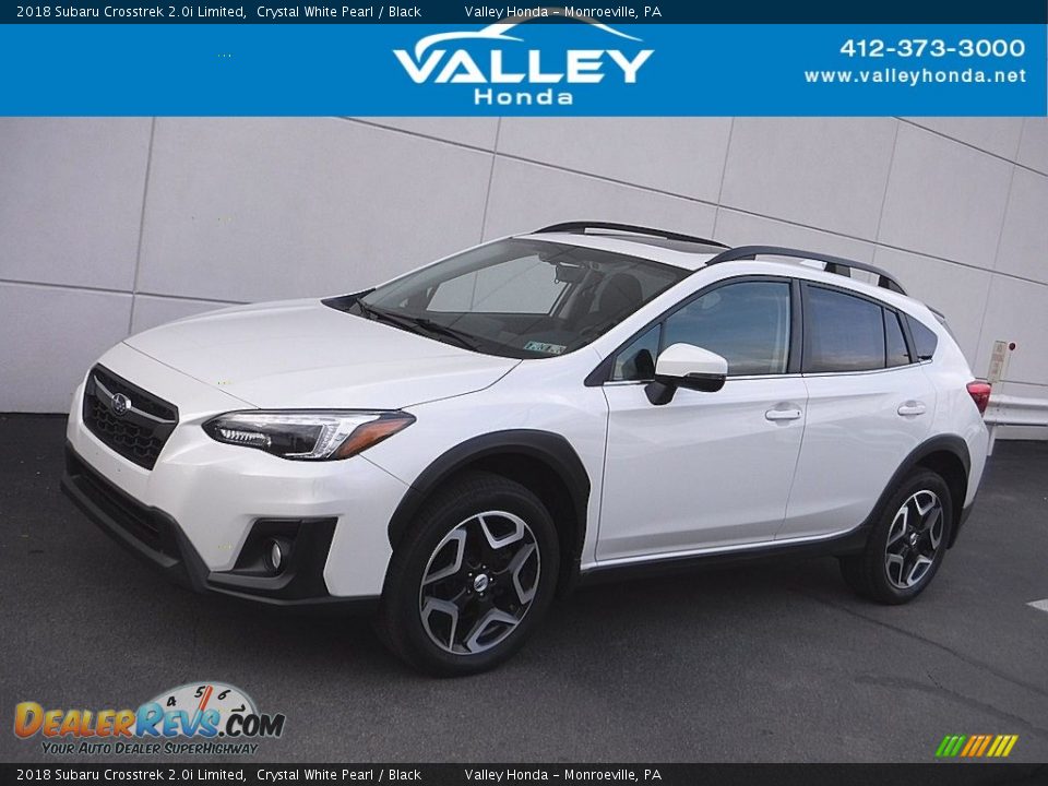 2018 Subaru Crosstrek 2.0i Limited Crystal White Pearl / Black Photo #1