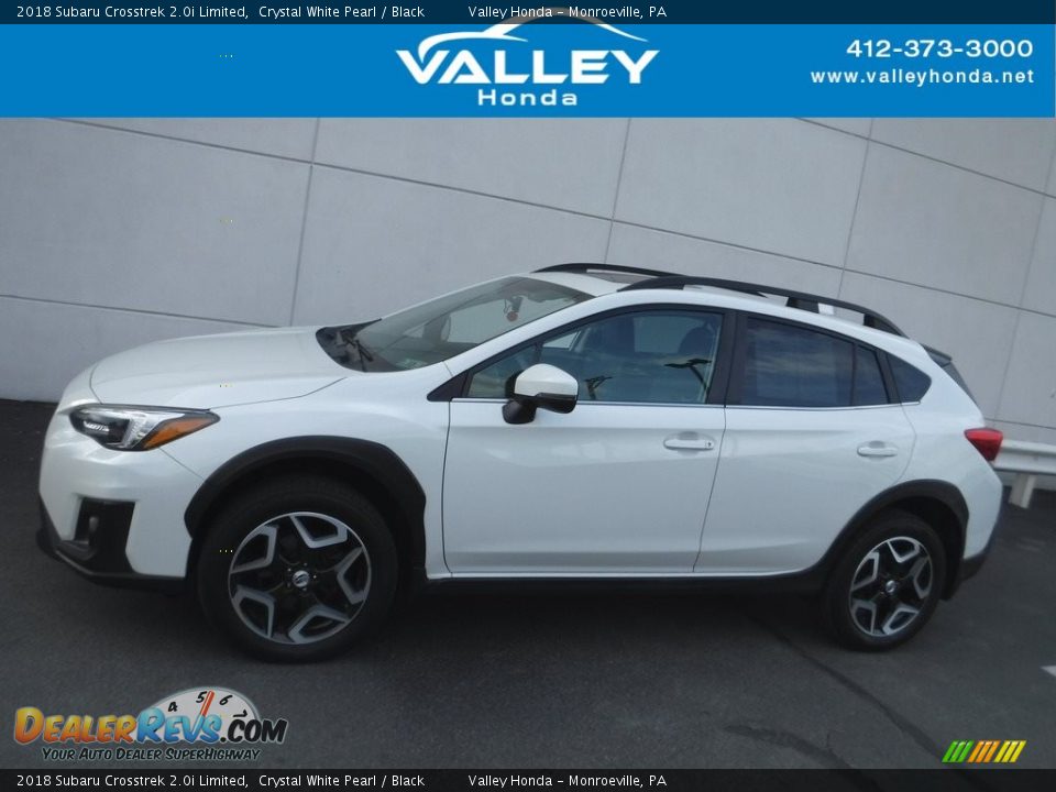 2018 Subaru Crosstrek 2.0i Limited Crystal White Pearl / Black Photo #2