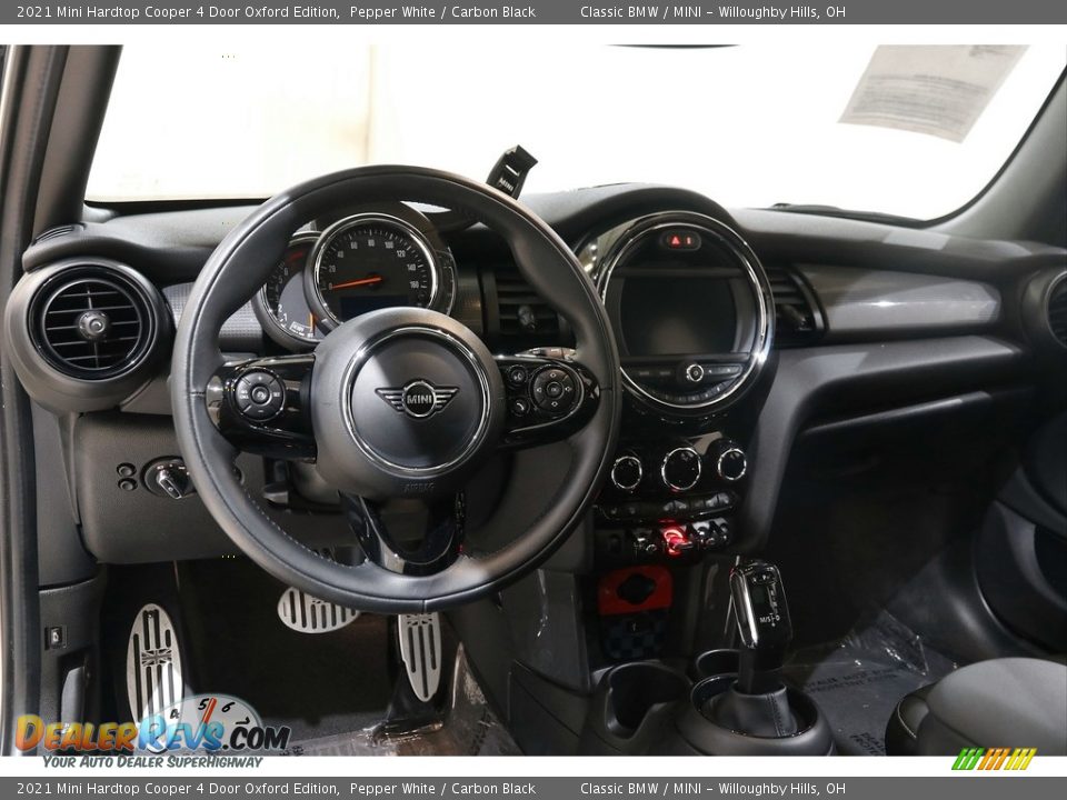 2021 Mini Hardtop Cooper 4 Door Oxford Edition Pepper White / Carbon Black Photo #6