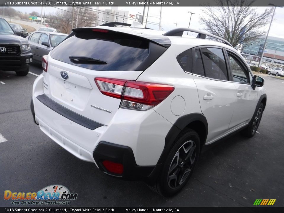 2018 Subaru Crosstrek 2.0i Limited Crystal White Pearl / Black Photo #7