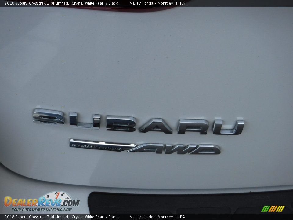 2018 Subaru Crosstrek 2.0i Limited Crystal White Pearl / Black Photo #10