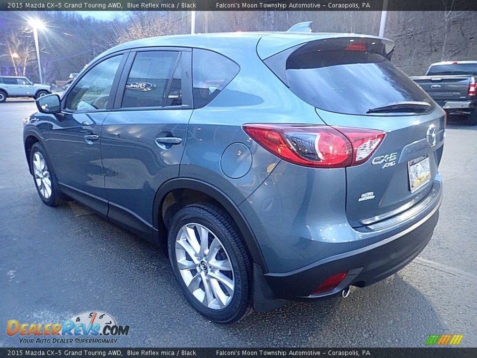 2015 Mazda CX-5 Grand Touring AWD Blue Reflex mica / Black Photo #5