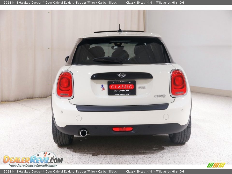 2021 Mini Hardtop Cooper 4 Door Oxford Edition Pepper White / Carbon Black Photo #18