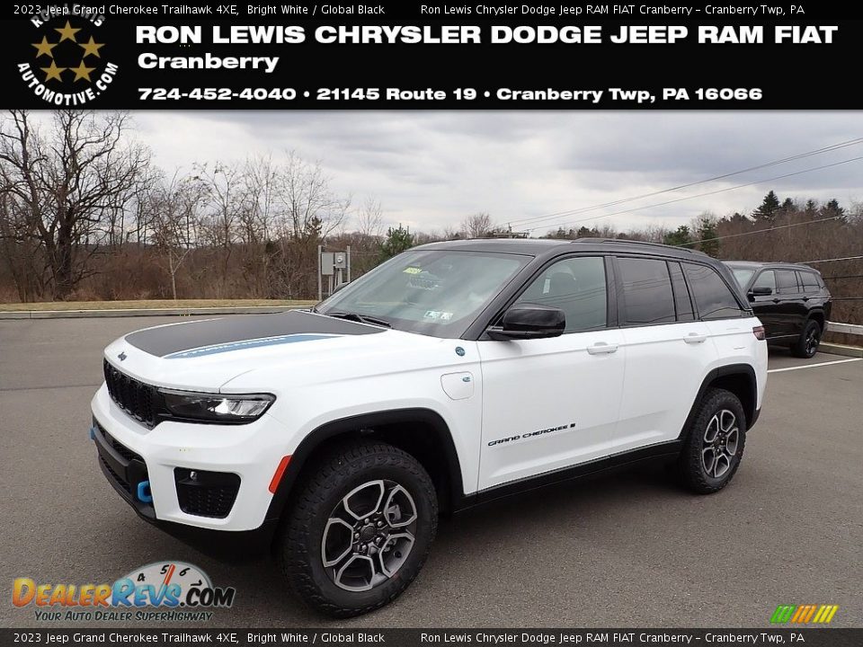 2023 Jeep Grand Cherokee Trailhawk 4XE Bright White / Global Black Photo #1