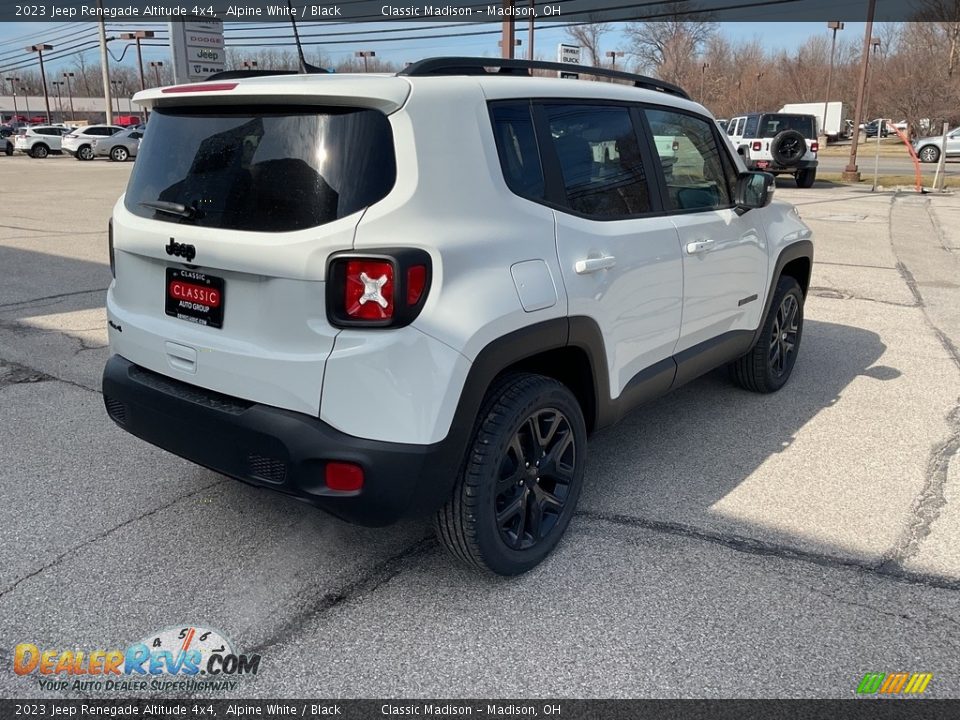 2023 Jeep Renegade Altitude 4x4 Alpine White / Black Photo #10