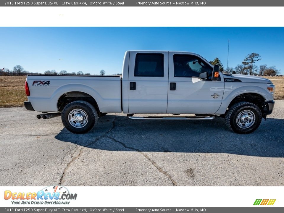 2013 Ford F250 Super Duty XLT Crew Cab 4x4 Oxford White / Steel Photo #3