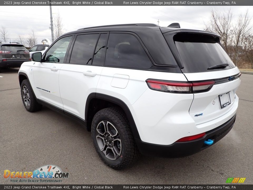 2023 Jeep Grand Cherokee Trailhawk 4XE Bright White / Global Black Photo #3