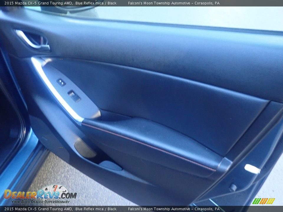 2015 Mazda CX-5 Grand Touring AWD Blue Reflex mica / Black Photo #15