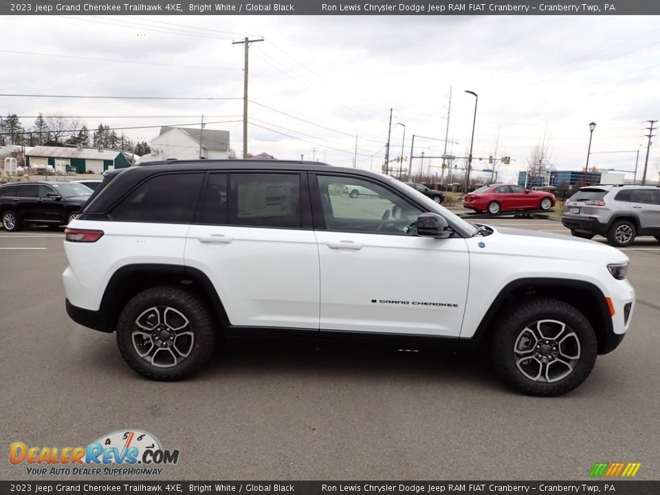 Bright White 2023 Jeep Grand Cherokee Trailhawk 4XE Photo #6